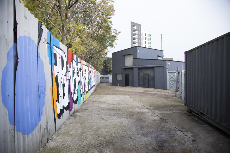 Creative Location Courtyard outdoor brand activation and production space in East London